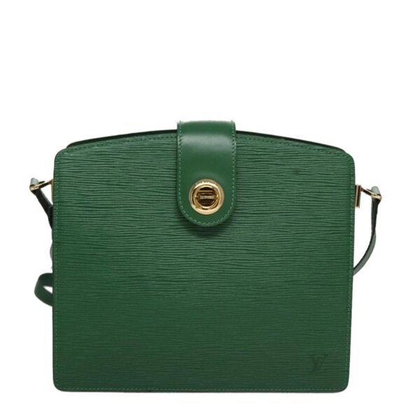 LOUIS VUITTON Epi Capuchin Shoulder Bag Green - Picture 2 of 15